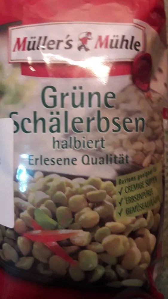 Grüne Schälerbsen