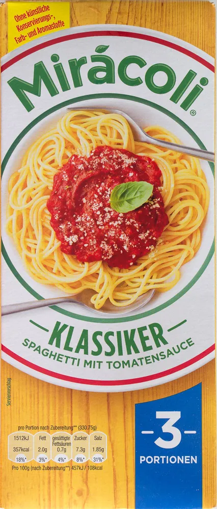 Mirácoli Klassiker 3 Portionen