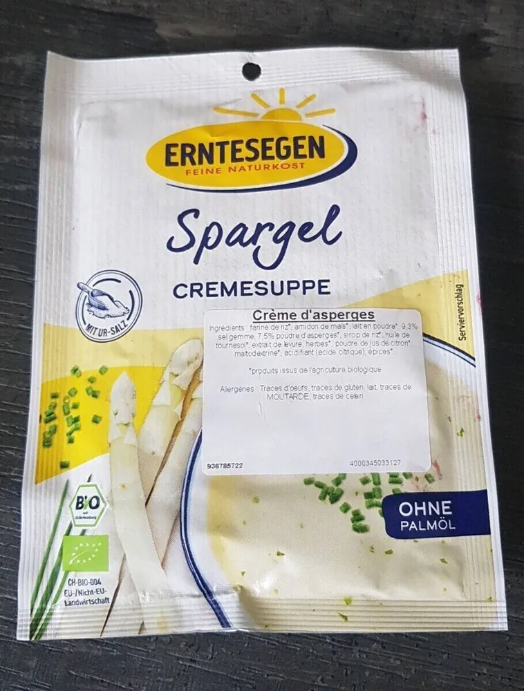 Spargel cremesuppe