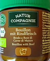 Bouillon mit Rindfleisch