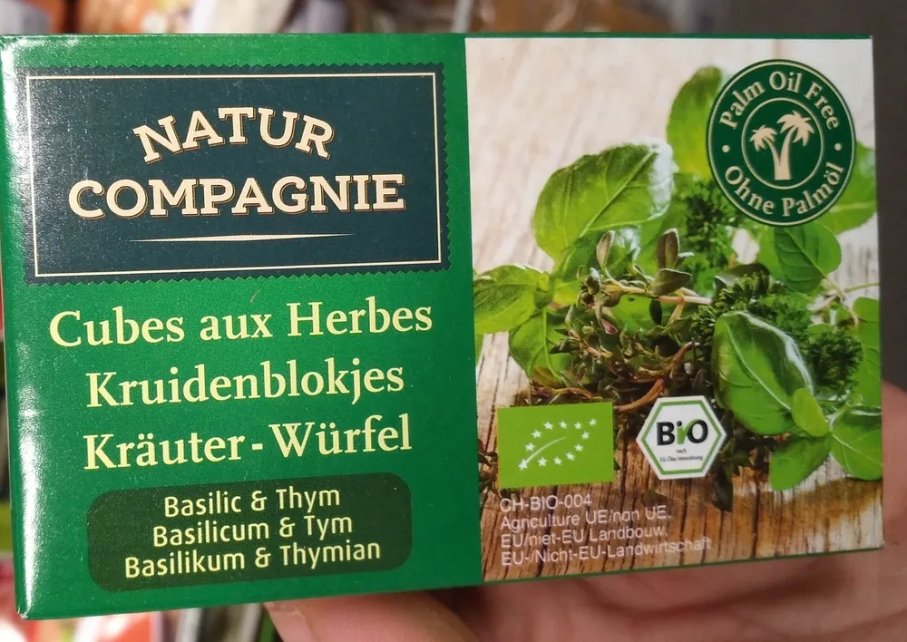 Bouillon Thym Basilic Cubes
