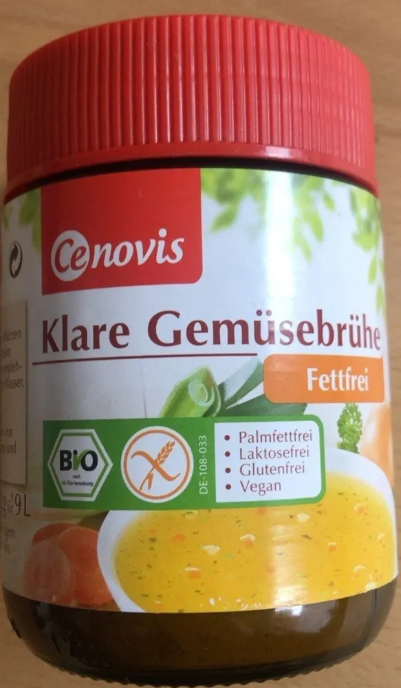 Klare Gemüsebrühe fettfrei