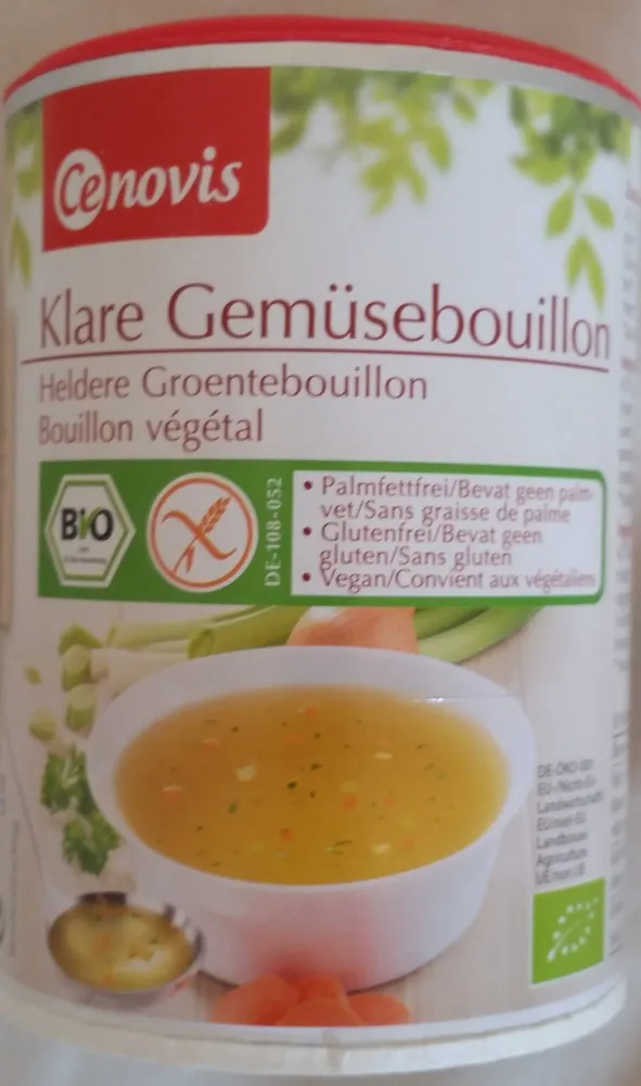 Klare Gemüsebouillon mit 15,5 % Gemüse