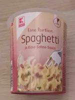 Spaghetti in Käse-Sahne-Sauce