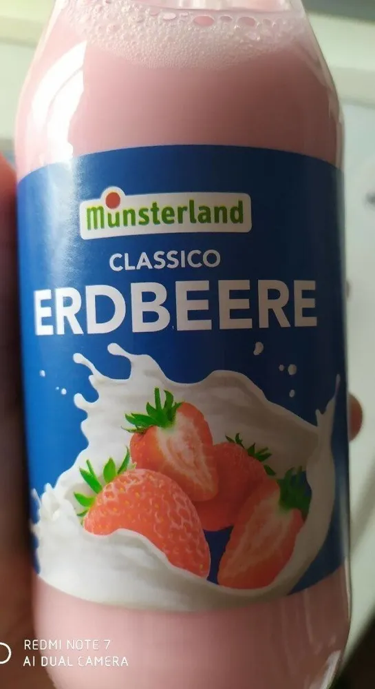 Erdbeer milch