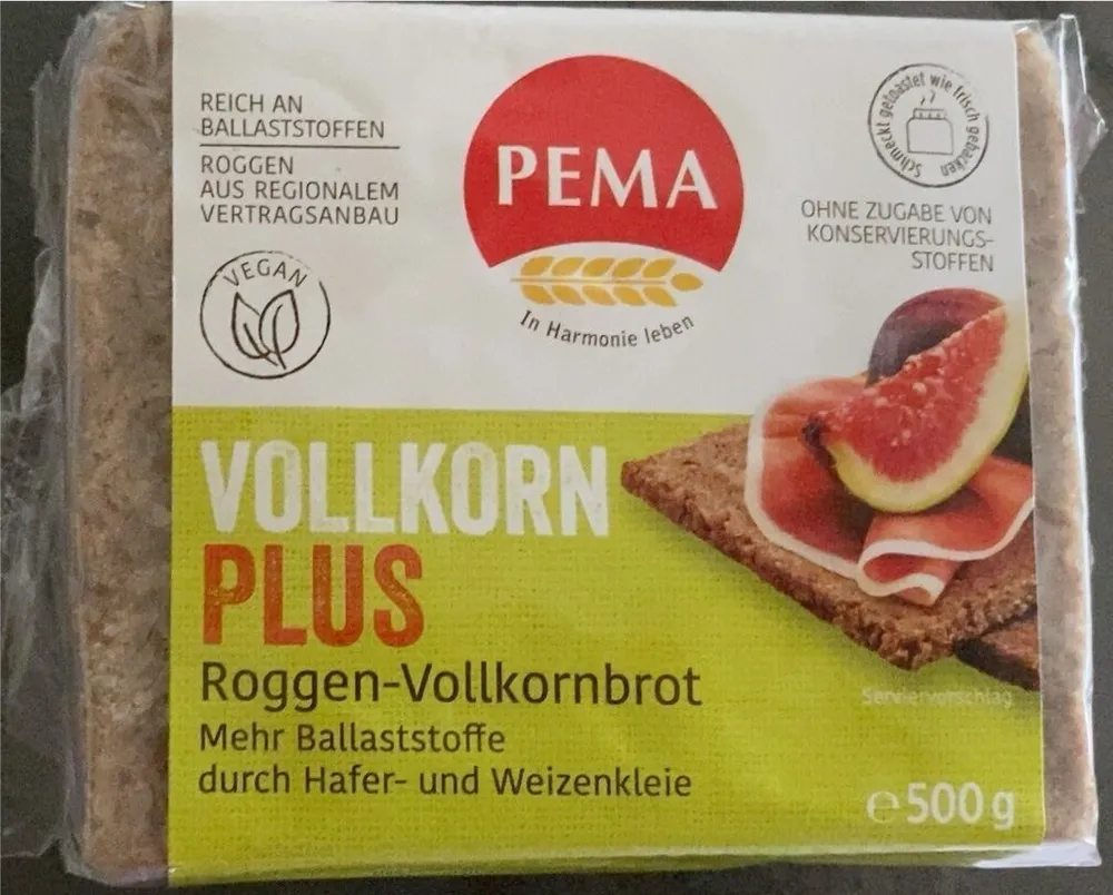 Vollkorn Plus Roggen-Vollkornbrot
