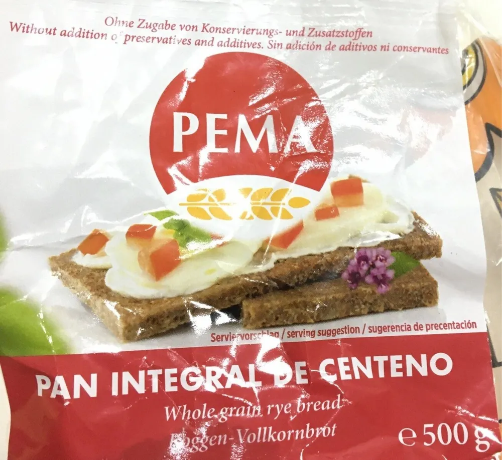 Pan integral de centeno