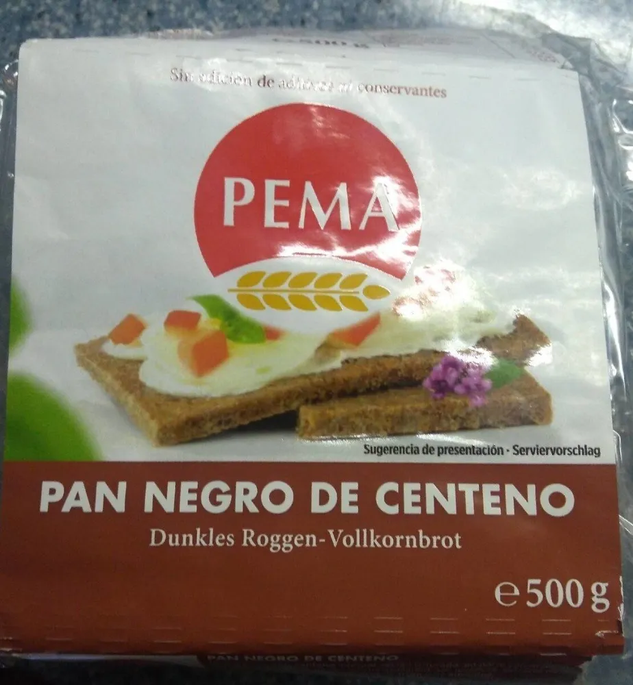 Pan negro de centeno