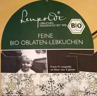 FEINE BIO OBLATEN-LEBKUCHEN