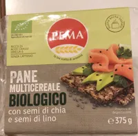Pane multicereale biologico con semi di chia e semi di lino