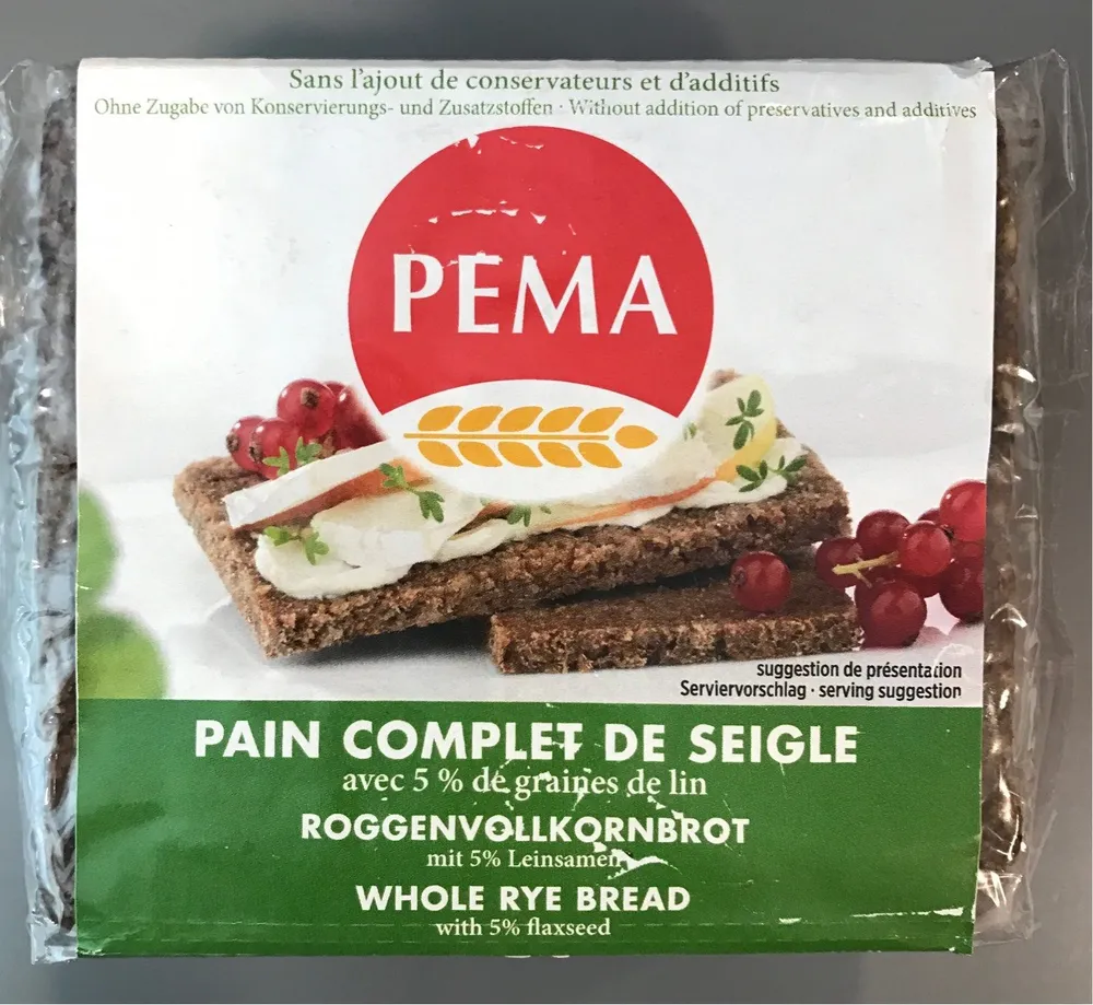 Pain complet de seigle