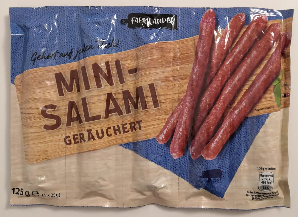 Mini Salami, geräuchert