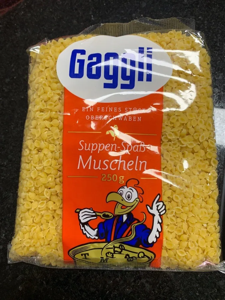 Suppenspaß Muschel Nudeln