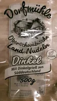 LIDL Dorfmühle Oberschwäbische Land-Nudeln Dinkel 500g 1.99€ 1kg 3.98€