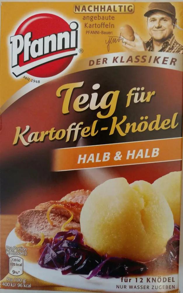Teig für Kartoffelknödel