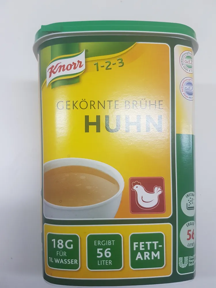 Gekörnte Brühe Huhn