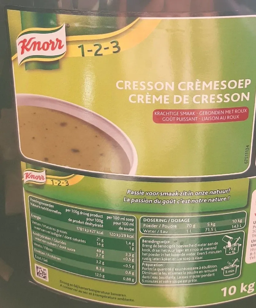 Crème de cresson