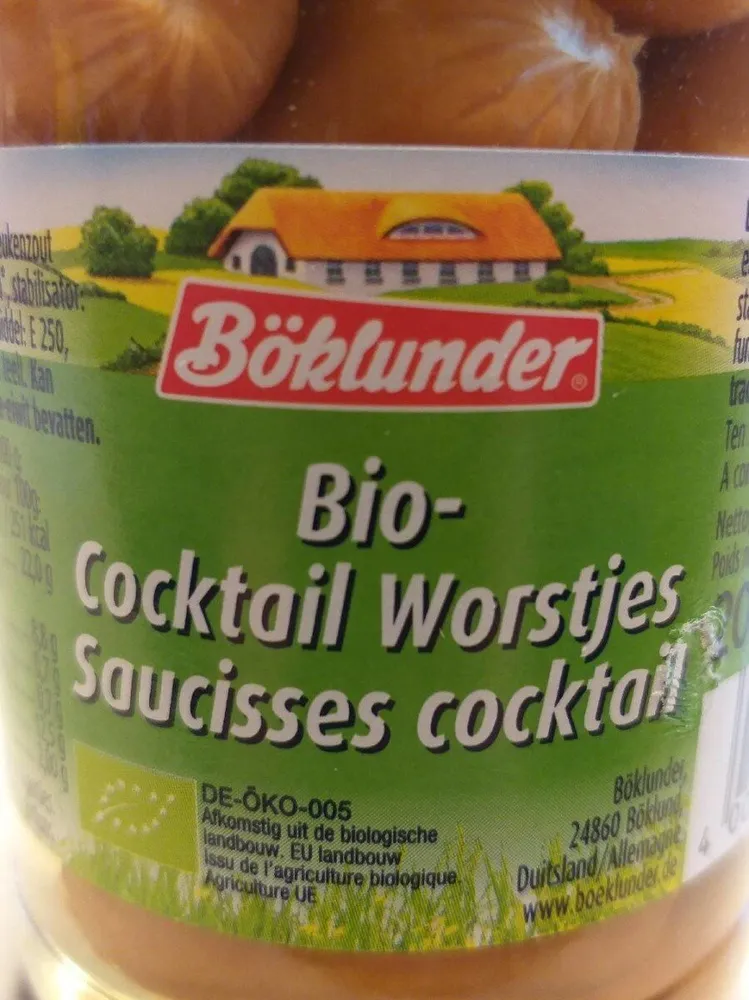 Bio saucisses cocktail