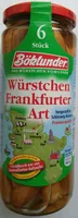Würstchen Frankfurter Art
