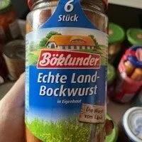 Echte Land-Bockwurst