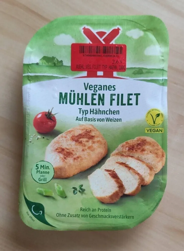 Veganes Mühlen Filet Typ Hähnchen