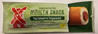 Vegetarischer Mühlen Snack im Teigmantel