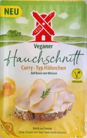 vegan Curry aufschnitt