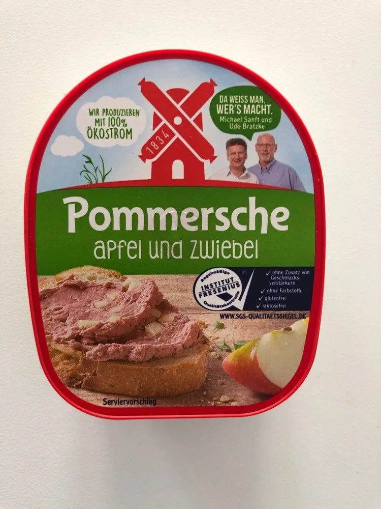 Pommersche Apfel und Zwiebel