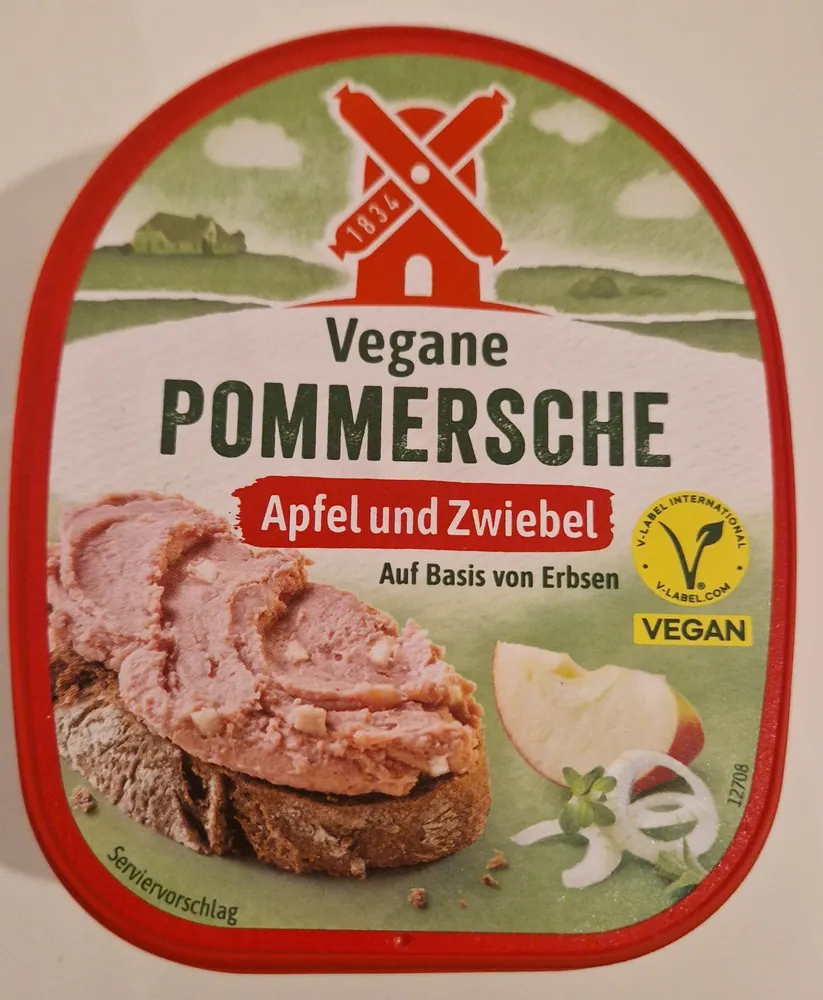 Vegane Pommersche Apfel und Zwieben