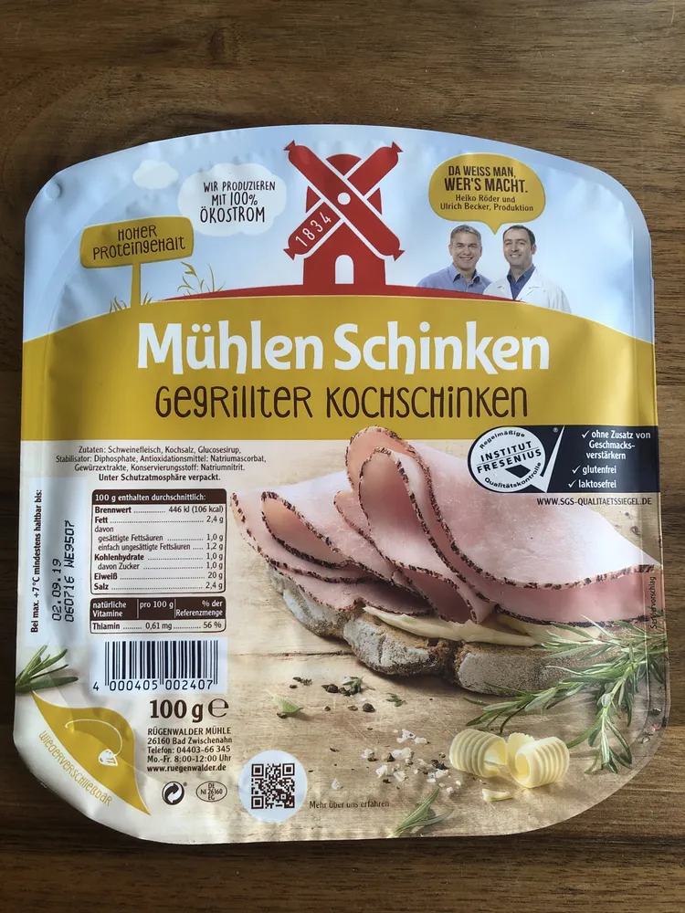 Gegrillter Kochschinken