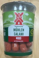 Vegetarische Mühlen Salami Minis