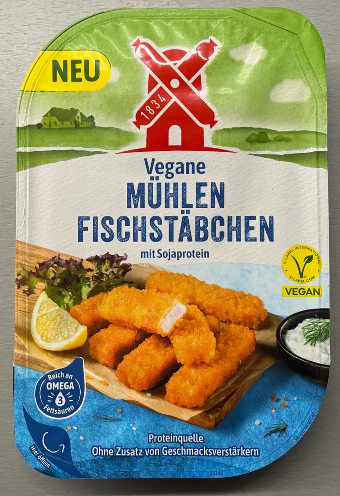 Vegane Mühlen Fischstäbchen