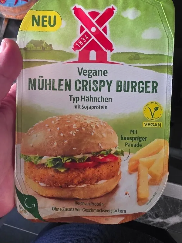 Vegane Mühlen Crispy Burger