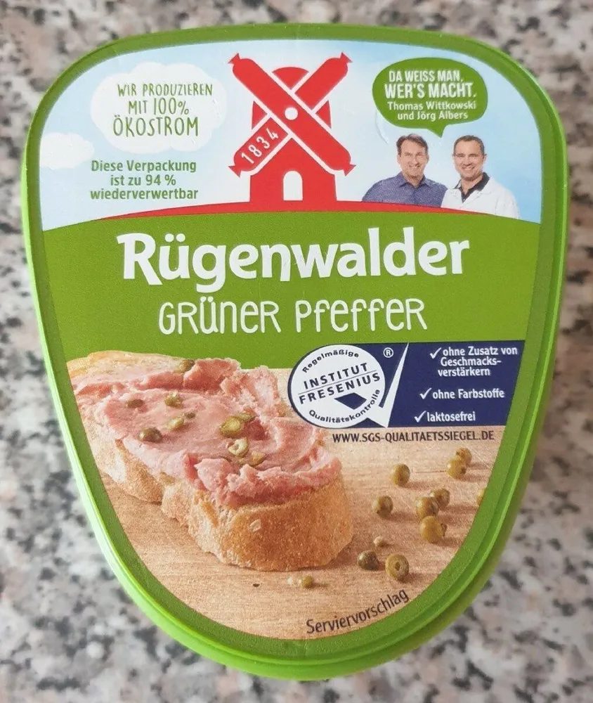 feine Teewurst - grüner Pfeffer