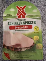 Veganer Schinken-Spicker Mortadella