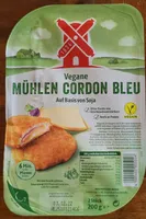 Veganes Mühlen Cordon Bleu auf Basis von Soja