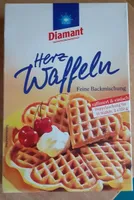 Herz Waffeln Feine Backmischung