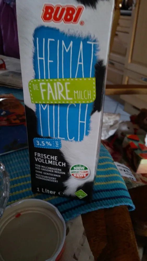 Die faire Heimat milch
