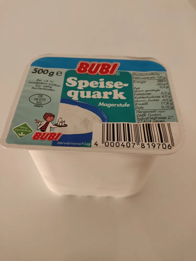 Speisequark Magerstufe