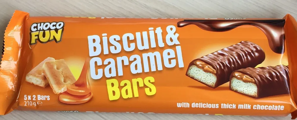 Biscuit & Caramel Bars