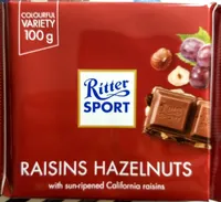 Chocolat Raisins noisettes