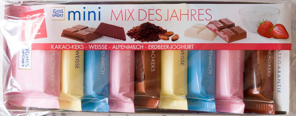 Ritter Sport mini Mix des Jahres