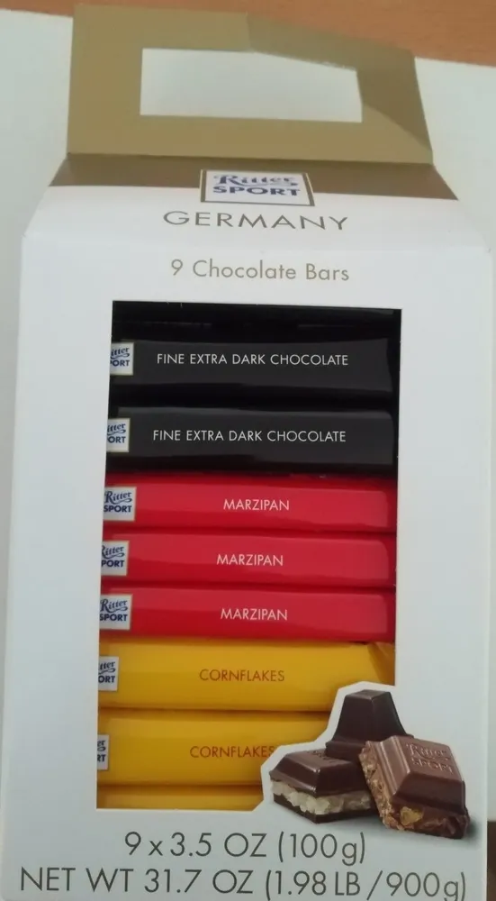 9 chocolate Bars