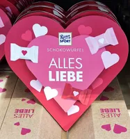 Schokowürfel Herzbox Alles Liebe