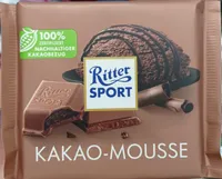 RITTER SPORT Kakao-Mousse 4000417629418 Gefüllte Alpen-Vollmilchschokolade mit einer aufgeschlagenen Kakaocreme (40 %)