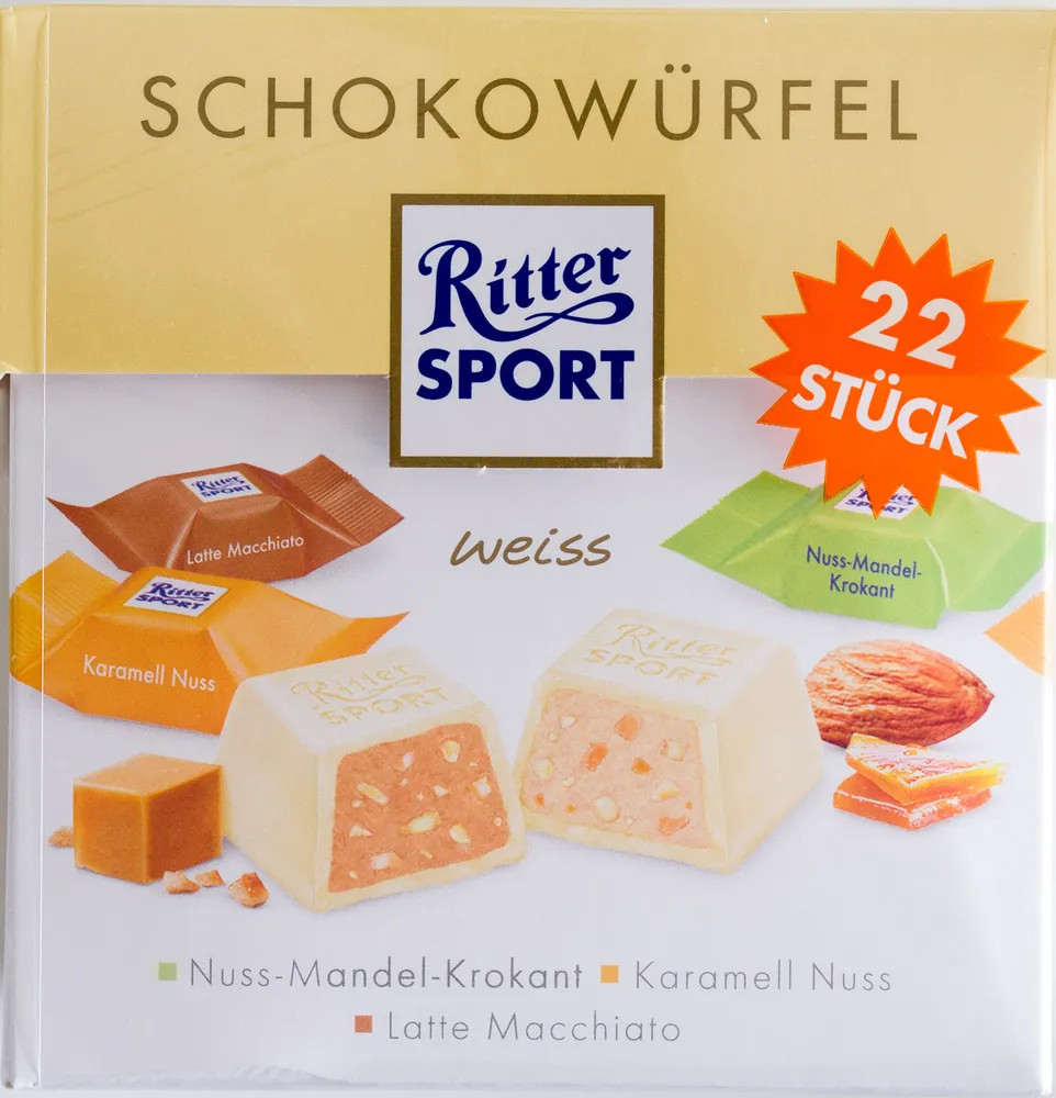 Ritter Sport Schokowürfel weiß