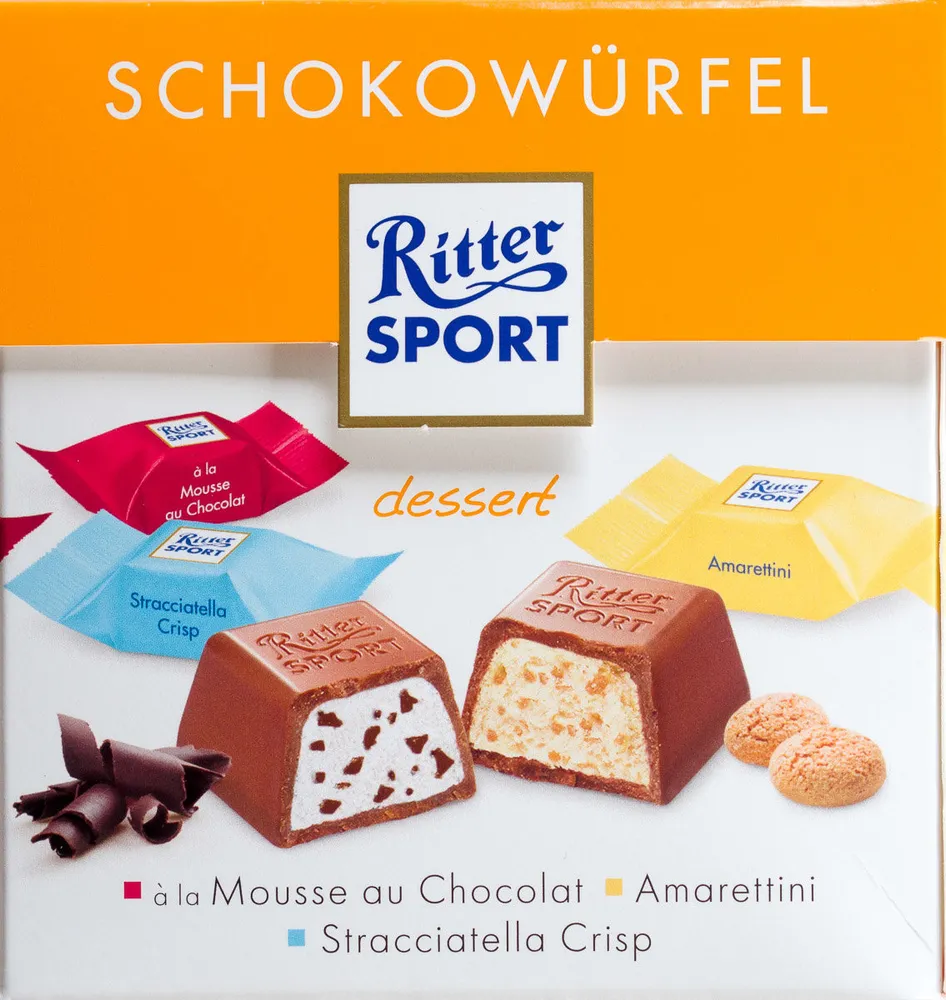 Ritter Sport Schokowürfel dessert