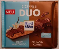 Coffee duo milky macchiato crunchy coffee