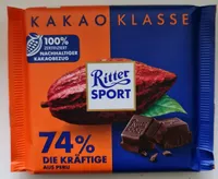 Kakao-Klasse Die Kräftige 74%
