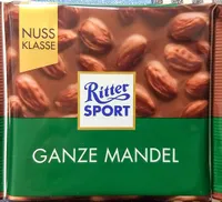 Čokolada Ritter mlečna celi bademi